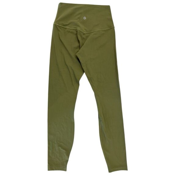 Lululemon Women's Pull-On Align High-Rise 25" Crop Leggings Bronze Green Size 4 - Picture 7 of 12